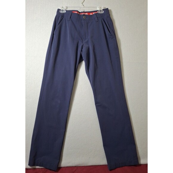 Under Armour Golf Pants Mens 30x32 Blue Lightweight Polyester Stretch Athleisure - Picture 1 of 9